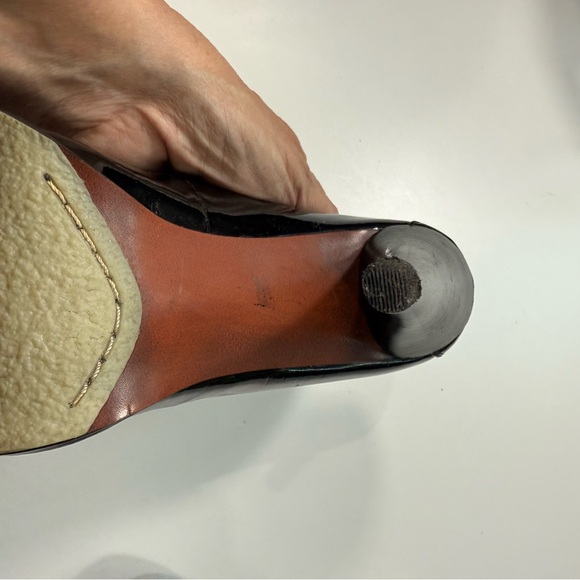 Sam Edelman Black Patent Leather Heels Women’s 9M - Picture 15 of 16